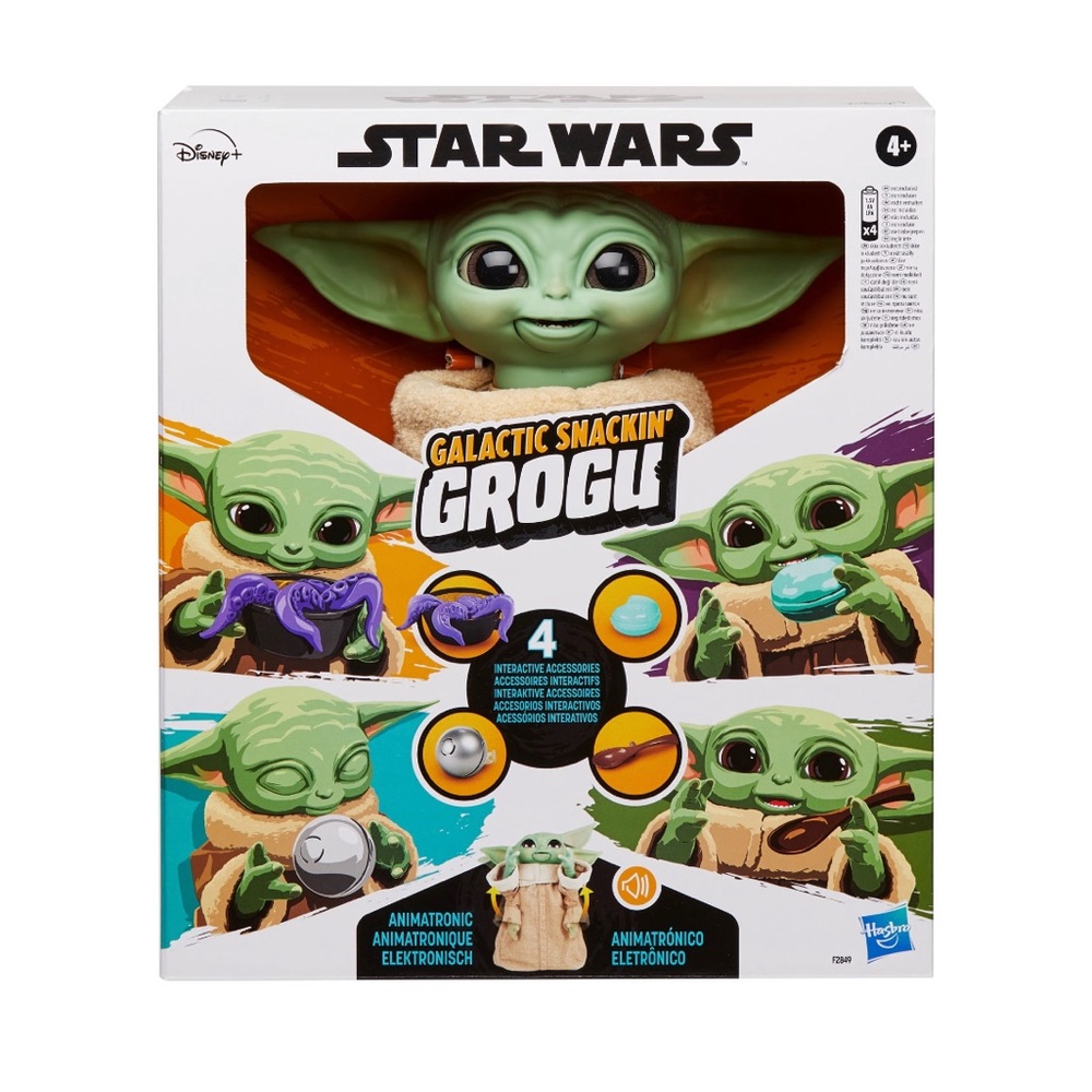 🥳🎁 SALE❣️ The Mandalorian Galactic Snackin' Grogu Interactive “Baby Yoda"